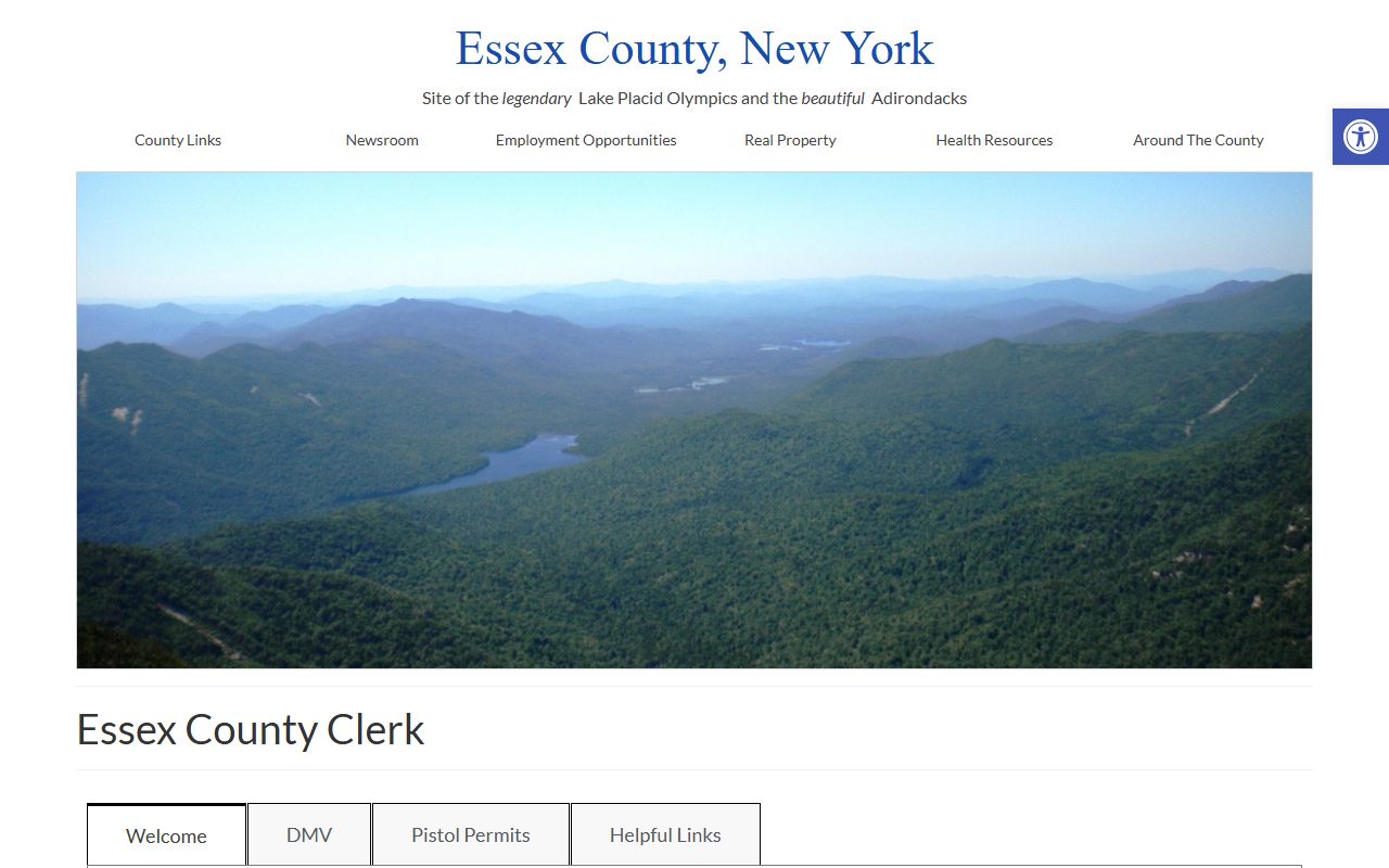 Essex County Clerk website for court record access in Elizabethtown